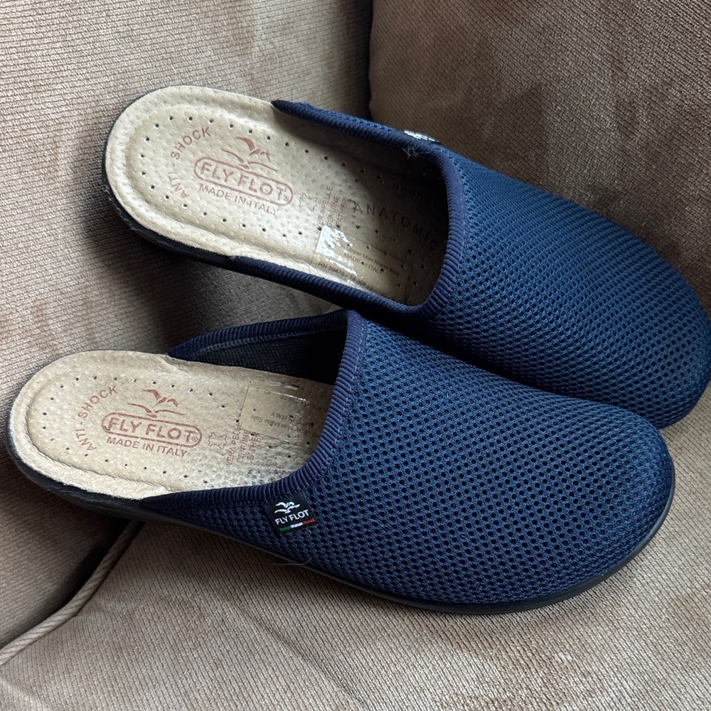 Fly Flot Women's Navy Mules